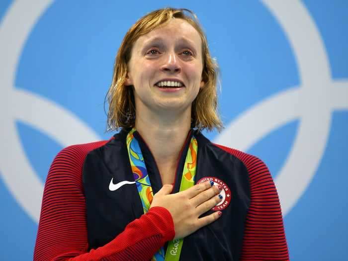 Katie Ledecky has gotten creative with her pre-Olympic workouts while in lockdown, incorporating fins, flippers, and snorkels into her routine