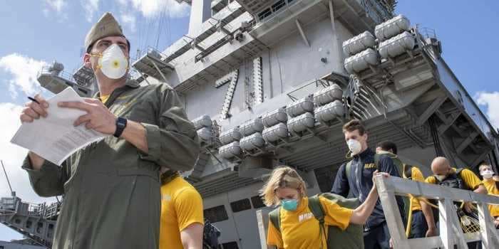 Sweeping US Navy testing reveals most aircraft carrier sailors infected with coronavirus had no symptoms