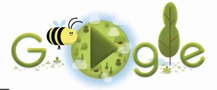 Google Doodle celebrates Earth Day with a honey bee interactive game