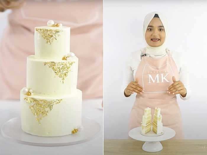 A baker taught people how to make a tiny wedding cake, and it's perfect for anyone who had to postpone their nuptials