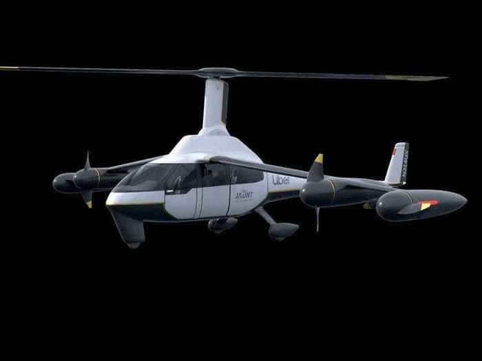 One of Uber's newest partners plans to fly electric helicopters that can charge in 7 minutes. Take a look at the Jaunt Journey eVTOL.