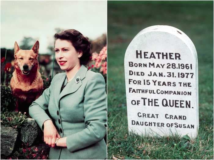 The Queen had a 'corgi graveyard' at her royal Sandringham Estate, where royal pets have been buried since 1887