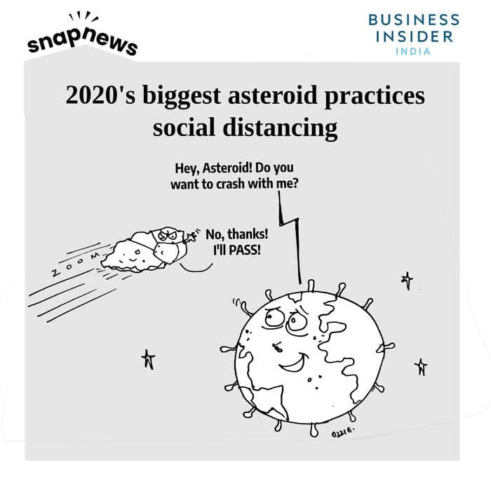 The biggest asteroid of 2020 will zoom past Earth on April 29 — adhering to 'social distancing' and even wearing a mask