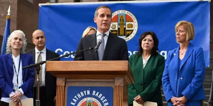 Los Angeles is now the first major city to offer COVID-19 tests to anybody who wants one, Mayor Eric Garcetti announced Wednesday