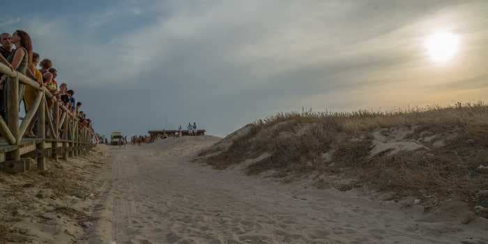 A Spanish official apologized after authorizing a local beach be sprayed with bleach in an attempt to disinfect it from the coronavirus