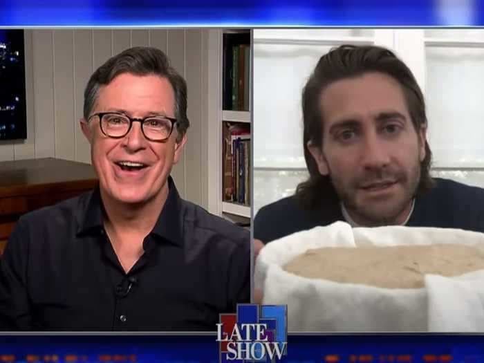 Jake Gyllenhaal whispered to his rising homemade bread, and people are raving about the actor's sourdough starter expertise