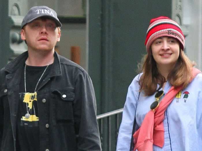 Rupert Grint and girlfriend Georgia Groome welcomed their 1st child together