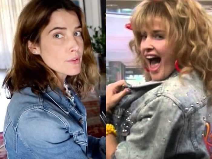 Watch 'How I Met Your Mother' star Cobie Smulders put a quarantine spin on Robin Sparkles' hit song 'Let's Go to the Mall'