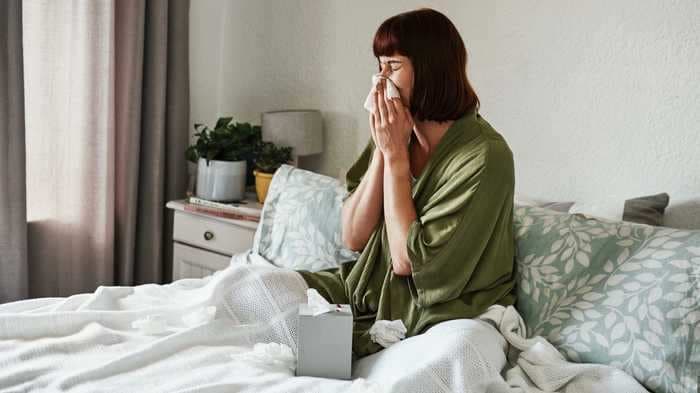 Hay fever is an allergic reaction that causes sneezing and a runny nose