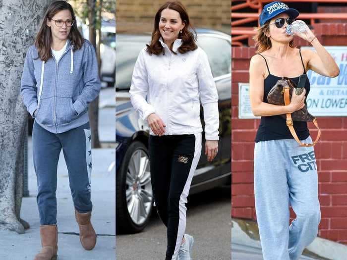 50 photos of celebrities wearing sweatpants show they're just like us