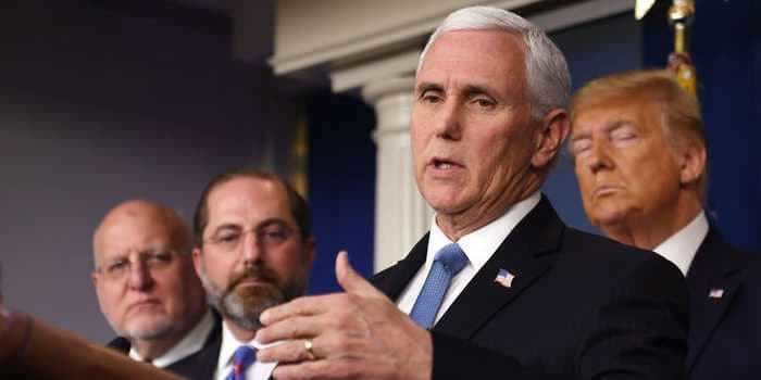 Pence is self-isolating after his spokeswoman tested positive for coronavirus