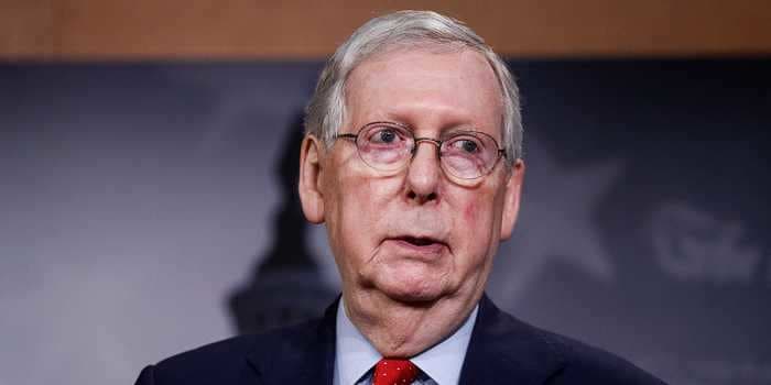 Mitch McConnell railed against House Democrats' plan to send $1,200 stimulus checks to immigrants