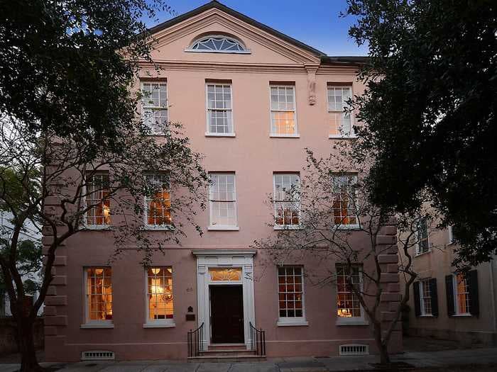 A historic Charleston mansion that survived over 200 years of wars, earthquakes, and hurricanes just hit the market. Take a look inside.