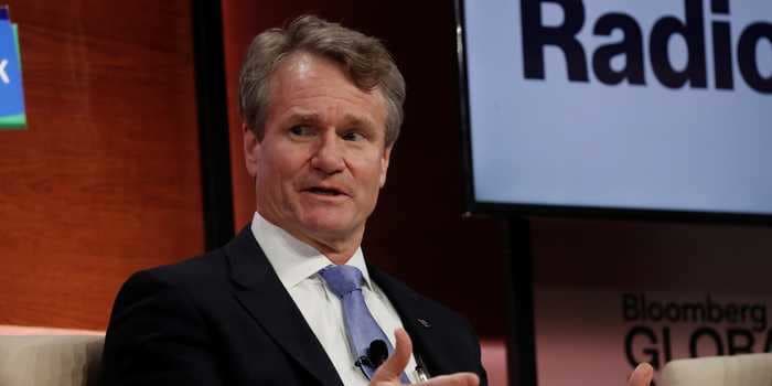 Bank of America's CEO doesn't see the US economy fully recovering until the end of 2021 — but says credit damage has been surprisingly light