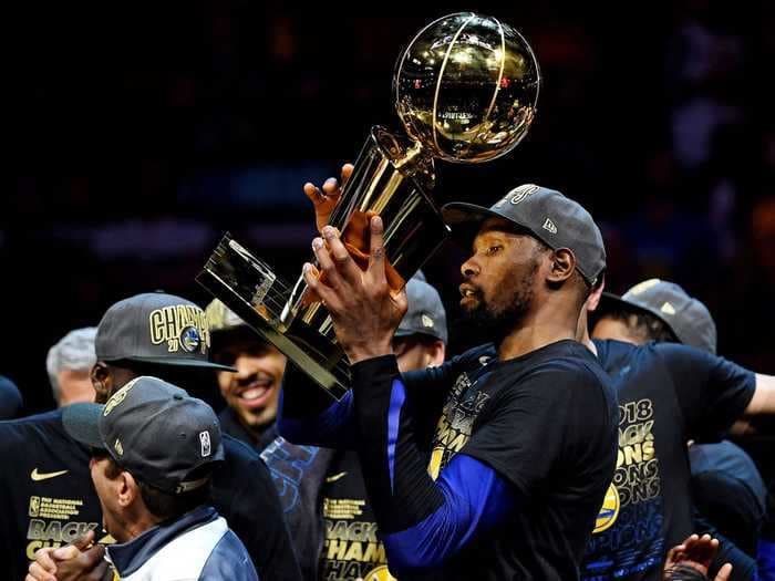 Warriors President Bob Myers said there 'wasn't joy' in winning their most recent title, but Kevin Durant feels differently