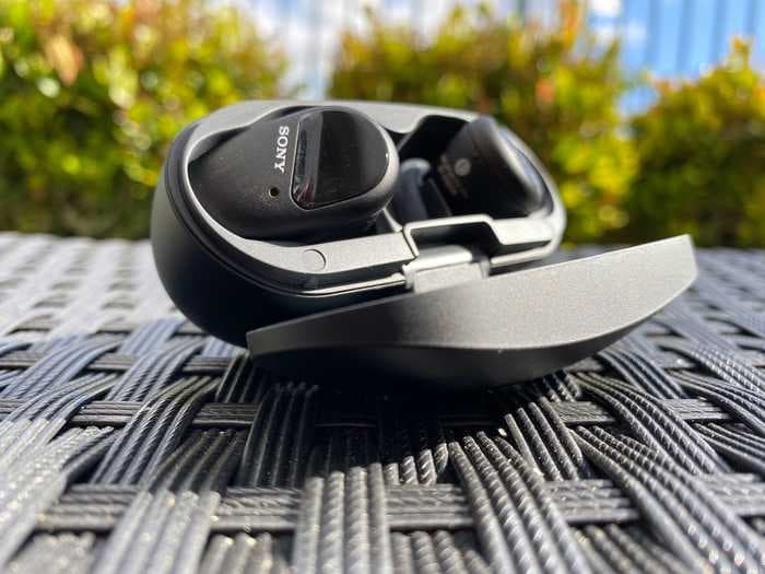 Sony's new wireless earbuds offer a sweat-proof design that's ideal for listening to music while you exercise, but the company's flagship earbuds still sound better overall