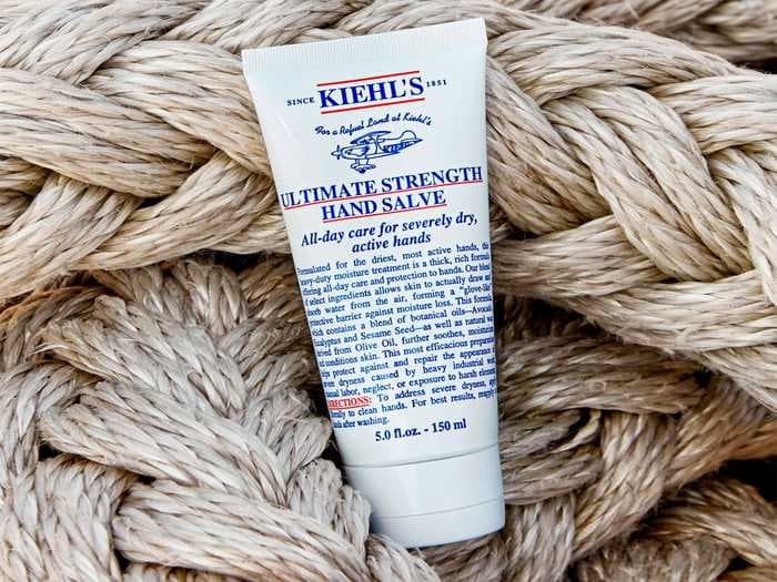 This hydrating hand lotion from Kiehl's keeps my skin from getting dry or cracked — it's a godsend given all the hand-washing I've had to do lately