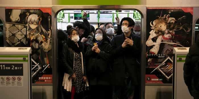 Japanese scientists warn children under 2 should not wear face masks because they could choke and struggle to breathe
