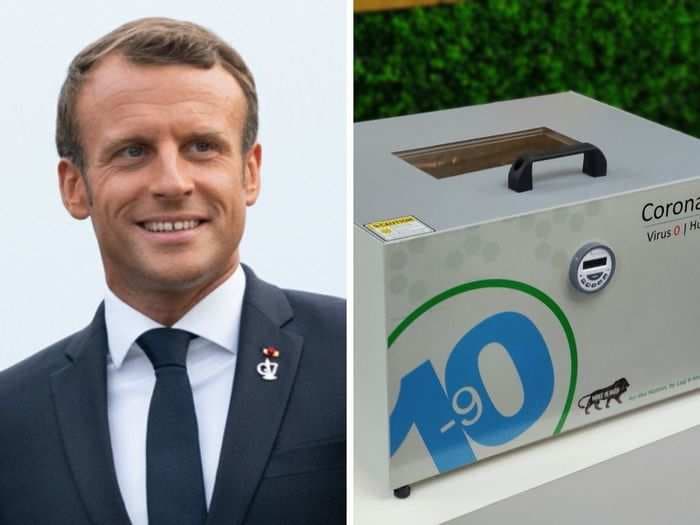 French President Emmanuel Macron’s residence gets Bengaluru startup’s CoronaOven – which sanitizes everything in 10 minutes