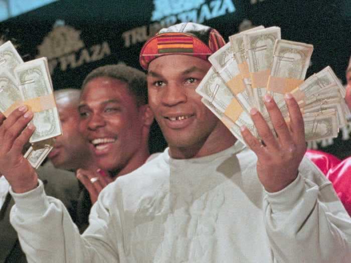 Mike Tyson said he was 'drinking, gorging on food, and f------ women' when he was 'out of control' before filing for bankruptcy in 2003