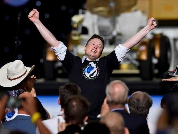 Elon Musk said he was 'overcome with emotion' over SpaceX launch and the task of bringing astronauts home: 'I'm getting choked up, I'm sorry.'