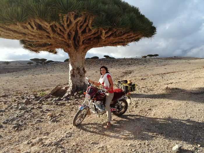 A YouTube star spent the last 3 months on a remote island off the coast of Yemen, not knowing when she could leave