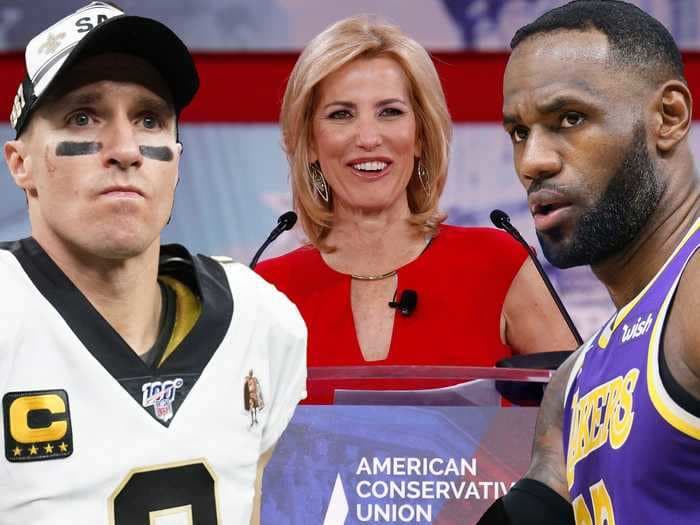 LeBron James blasts Fox News host Laura Ingraham for double-standard on which athletes she believes can speak out on politics