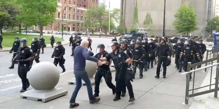 The 75-year-old man hospitalized by Buffalo police and called an 'antifa provocateur' by Trump is actually a Catholic peace activist and volunteer, his friends say