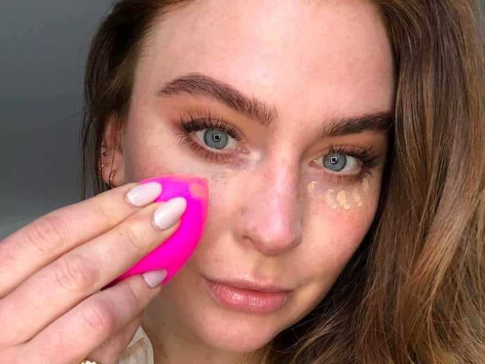 Beautyblender, the brand behind that iconic pink makeup sponge, now makes a $26 concealer — I asked a makeup artist and a dermatologist to test it out