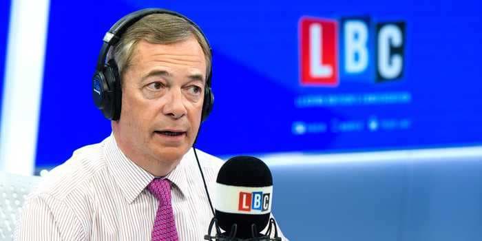 Nigel Farage leaves LBC radio show 'with immediate effect' after comparing Black Lives Matter protesters to the Taliban