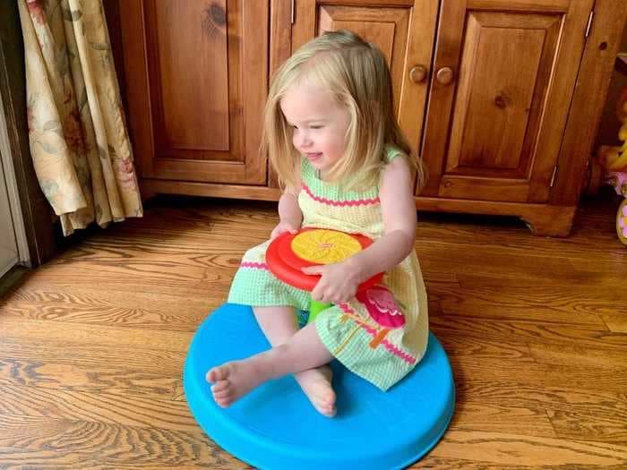 This Sit 'n Spin has been a hit since the '70s and kids today still love it — it's one of my daughter's favorite toys