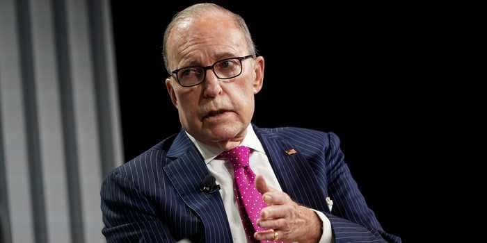A top Trump economic advisor says 'there is no second wave' of coronavirus as cases surge in over a dozen states