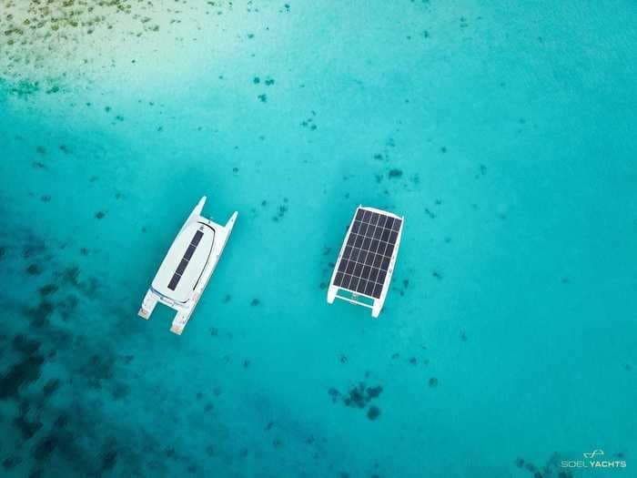 A solar-powered boat will transport guests to an ultra-luxury resort in Bora Bora — see how it works