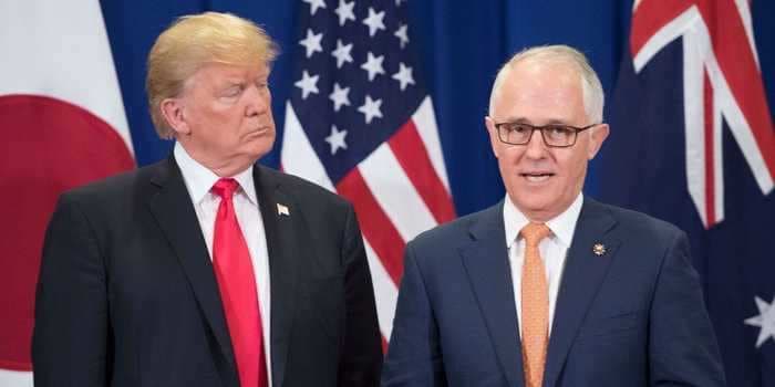 Trump has diminished the United States' position on the world stage, according to former Australian Prime Minister Malcolm Turnbull