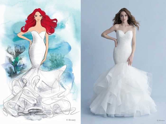 A bridal company released a line of Disney-inspired wedding gowns that will make you feel like a real-life princess