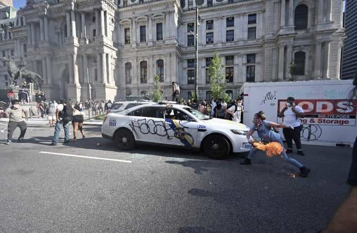 The FBI said it used Instagram, Etsy, and LinkedIn to track down a protester in Philadelphia accused of setting a police car on fire