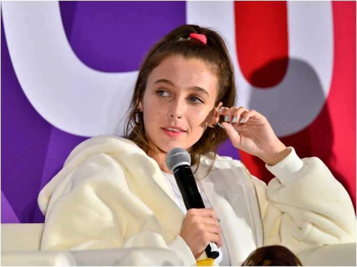 Emma Chamberlain apologized after being accused of racial insensitivity for pulling her eyes back in a photo