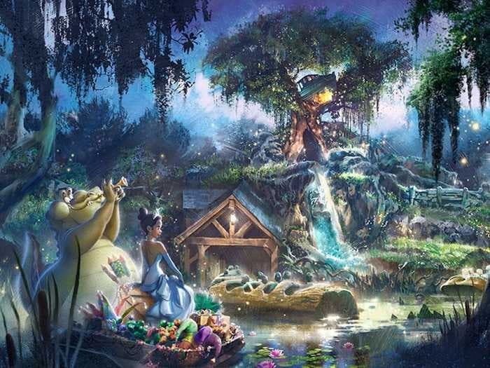 Disney World and Disneyland are turning Splash Mountain into a 'Princess and the Frog'-themed attraction