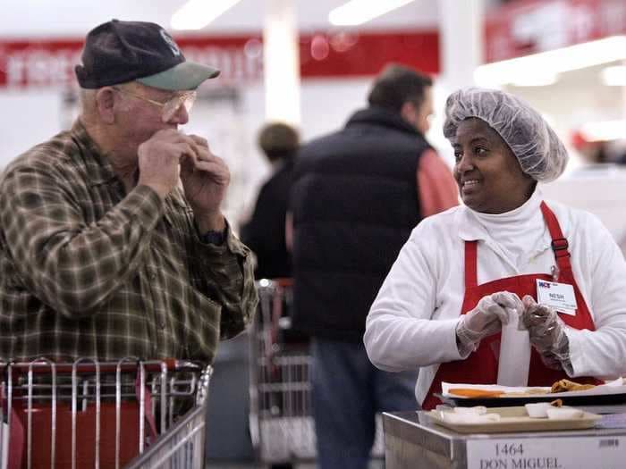 Costco's widely popular free food samples are back in certain stores but customers won't be able to help themselves anymore