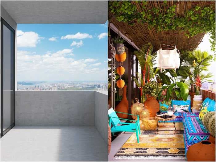 6 incredible balcony makeovers show how you can turn a small outdoor space into a beautiful oasis