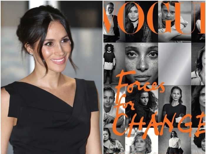 Meghan Markle's British Vogue issue has won a diversity award a year after it was criticized for not including enough white people on the cover