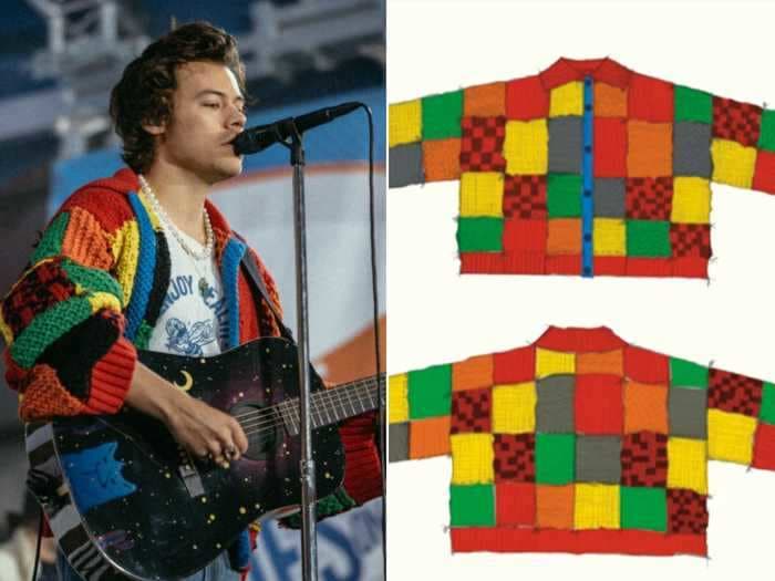 TikTok users sparked a massive trend recreating Harry Styles' colorful cardigan, so the sweater designer responded by sharing detailed sewing instructions