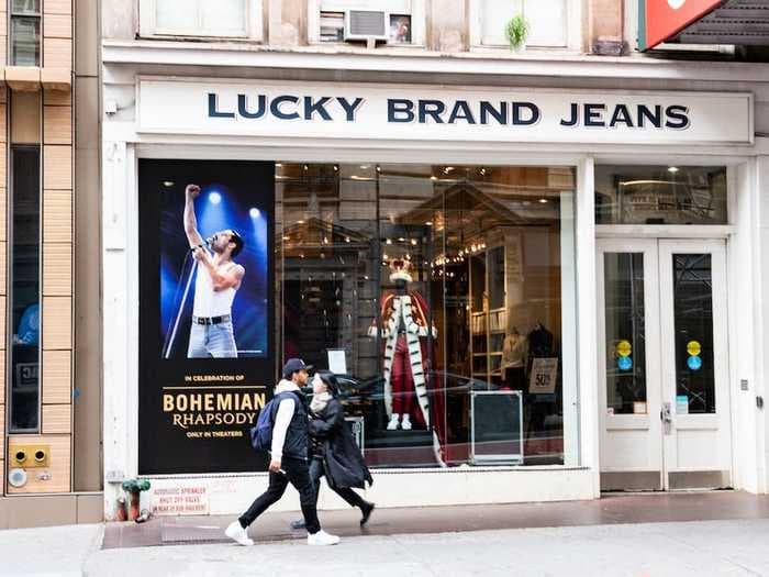 Lucky Brand just filed for bankruptcy and is immediately closing 13 stores — here's the full list