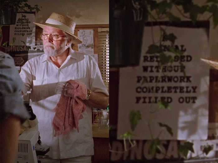 15 details that fans might have missed in the 1993 movie 'Jurassic Park'