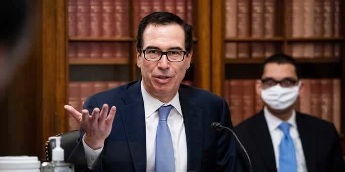 Treasury Secretary Mnuchin says the Trump administration supports a 2nd round of stimulus checks, adding it can be deposited into bank accounts 'very quickly'