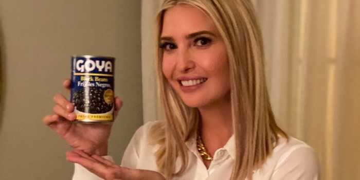 Ivanka Trump posted a photo posing with Goya beans as people called for a boycott — but it may have violated government ethics rules