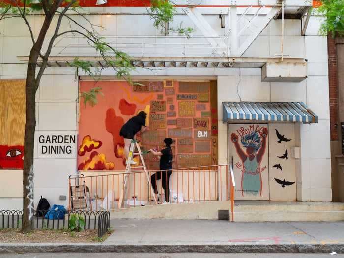 NYC street artists are remaking city on quarantine one mural at a time. Take a look.