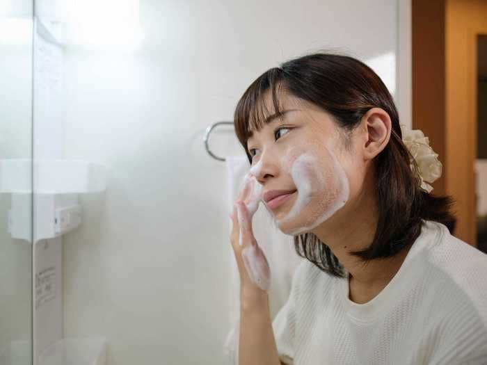 Double cleansing is a popular K-beauty method that removes every last bit of dirt and makeup from your face — here's how to do it correctly