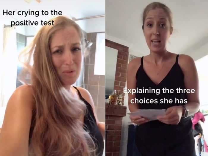 A TikTok mom is going viral for her reaction to her 17-year-old daughter's pregnancy