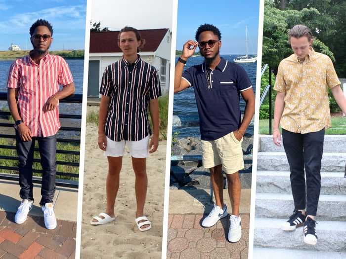 The Tie Bar launched a collection of affordable short-sleeve button-ups and polos — here's how we've been styling them